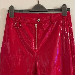 Hera Collection Red Glossy Pants